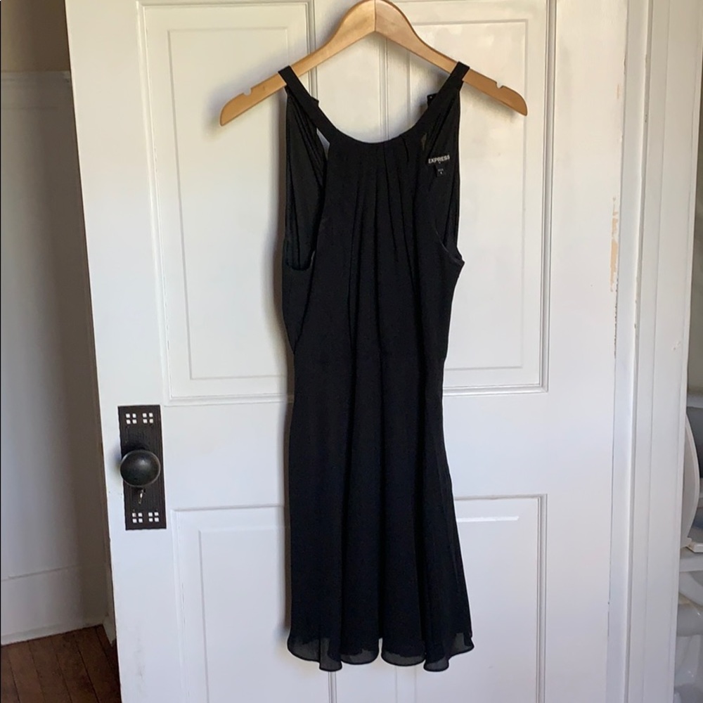 Black Sleeveless Express Party Dress